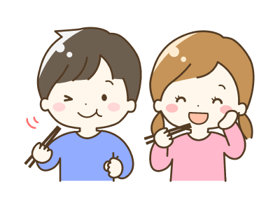 しっかり噛んで食べていますか