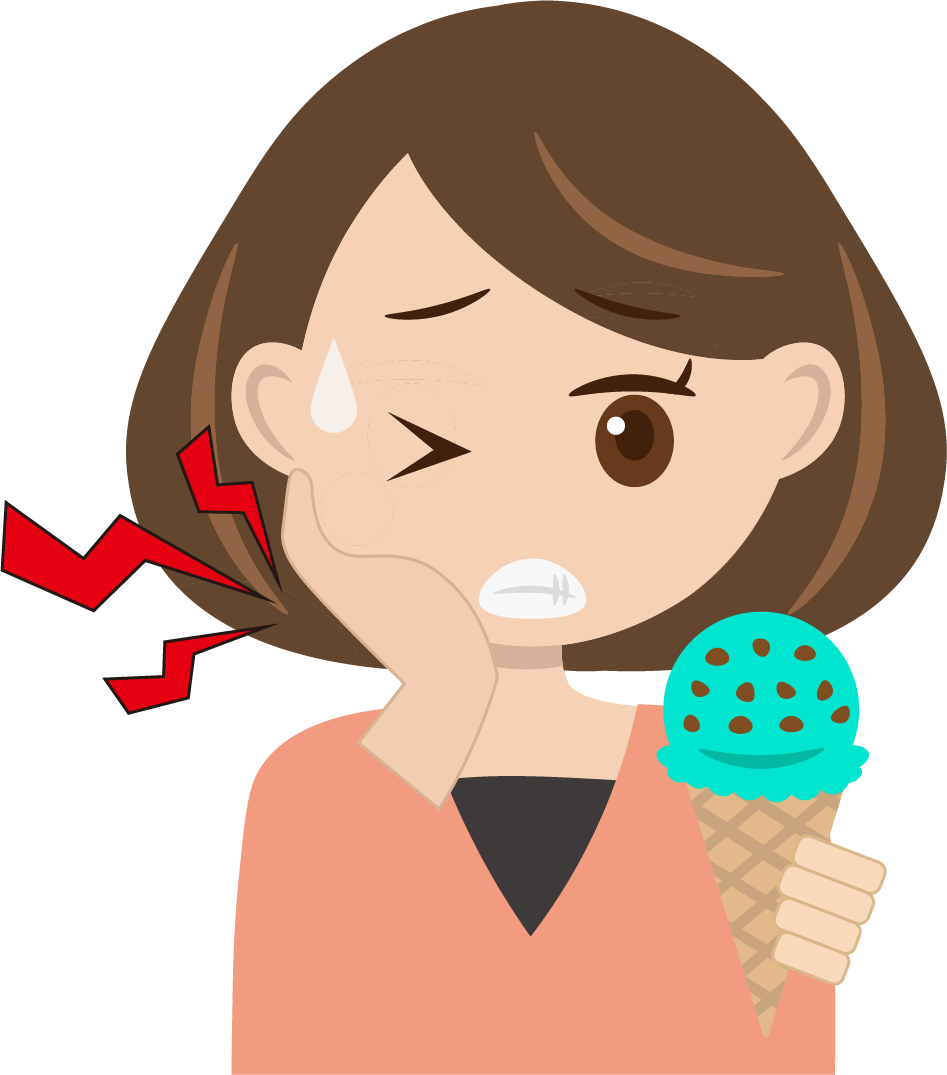 冷たいもので歯がしみていませんか？